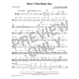 Here's That Rainy Day - Acoustic Bass